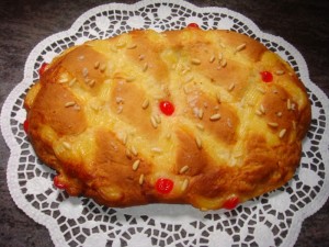 Coca de San Juan de crema